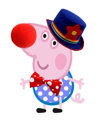 George Pig disfrazado